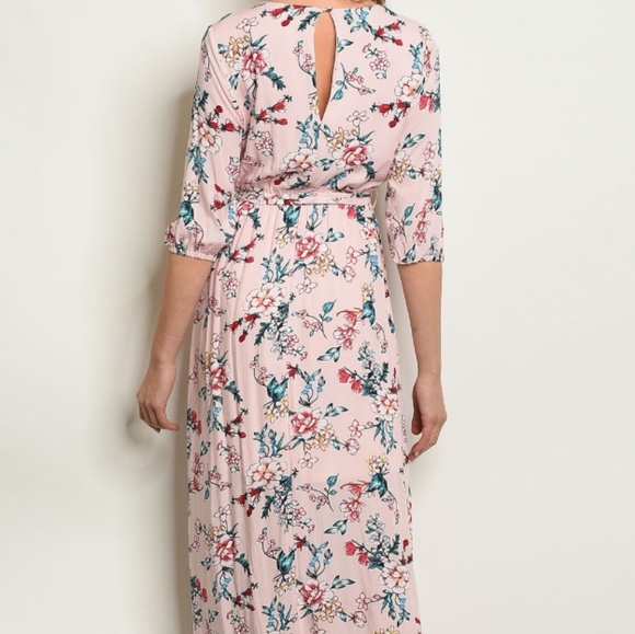Pink Floral Dress - Picture 4 of 4